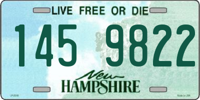 NH license plate 1459822