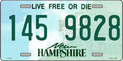 NH license plate 1459828
