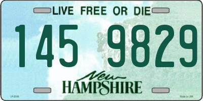 NH license plate 1459829