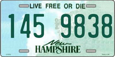 NH license plate 1459838