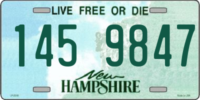 NH license plate 1459847