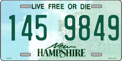 NH license plate 1459849