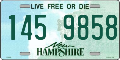 NH license plate 1459858