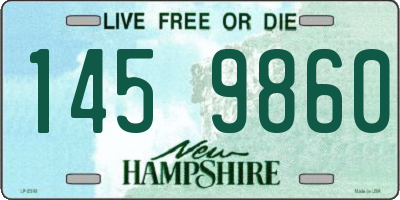 NH license plate 1459860