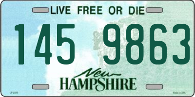 NH license plate 1459863