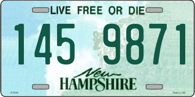 NH license plate 1459871