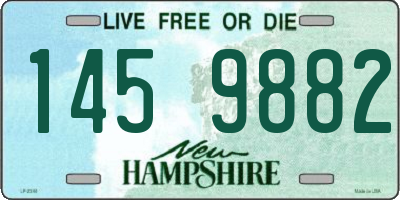 NH license plate 1459882