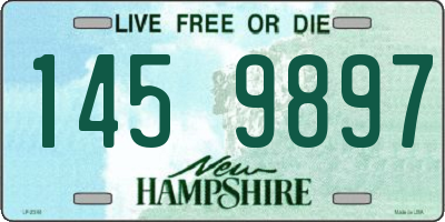 NH license plate 1459897