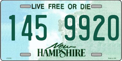 NH license plate 1459920