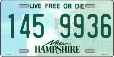 NH license plate 1459936