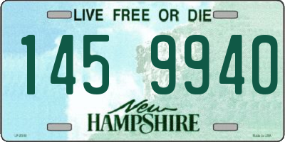 NH license plate 1459940