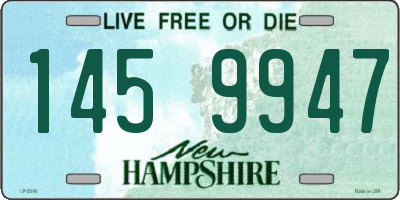 NH license plate 1459947