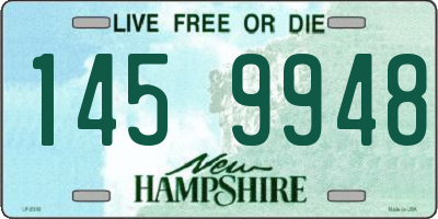 NH license plate 1459948