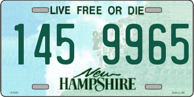 NH license plate 1459965