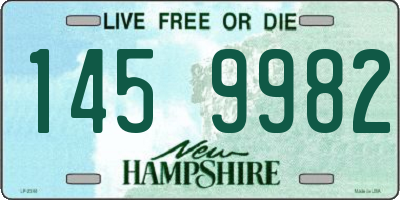 NH license plate 1459982