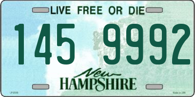 NH license plate 1459992
