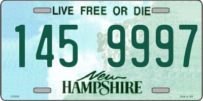 NH license plate 1459997