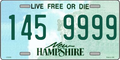 NH license plate 1459999