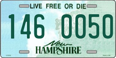 NH license plate 1460050