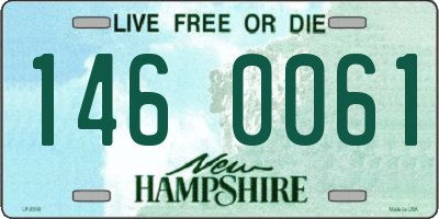 NH license plate 1460061