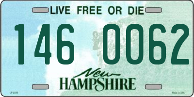 NH license plate 1460062