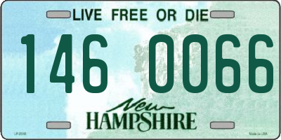 NH license plate 1460066