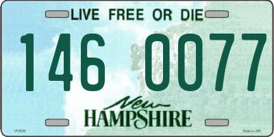 NH license plate 1460077
