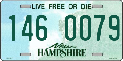 NH license plate 1460079
