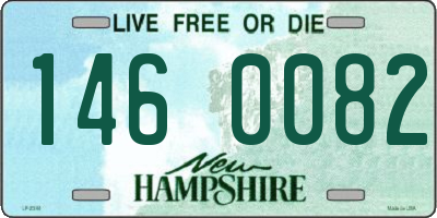 NH license plate 1460082