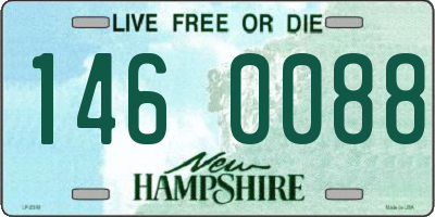 NH license plate 1460088