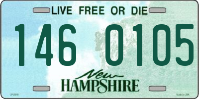 NH license plate 1460105