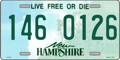 NH license plate 1460126