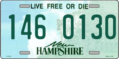 NH license plate 1460130