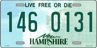 NH license plate 1460131