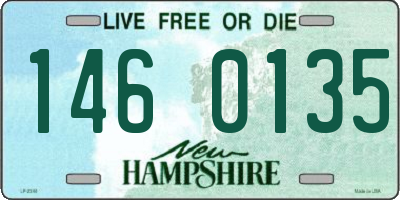 NH license plate 1460135