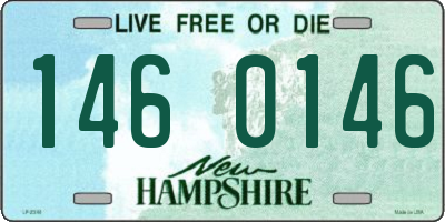 NH license plate 1460146