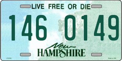 NH license plate 1460149