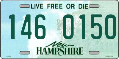 NH license plate 1460150