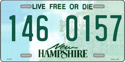 NH license plate 1460157