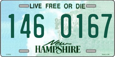 NH license plate 1460167