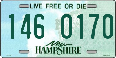 NH license plate 1460170