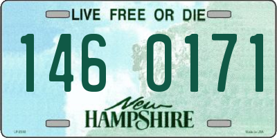 NH license plate 1460171