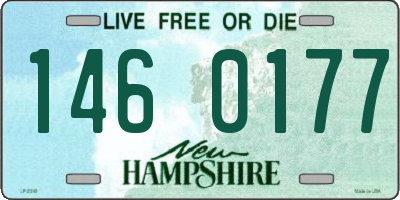 NH license plate 1460177