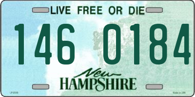 NH license plate 1460184