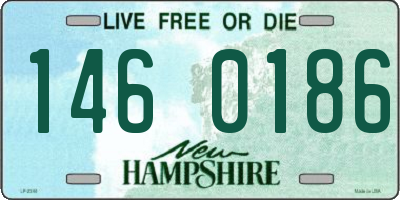 NH license plate 1460186