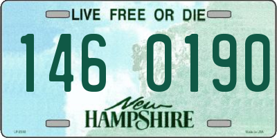 NH license plate 1460190