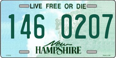 NH license plate 1460207