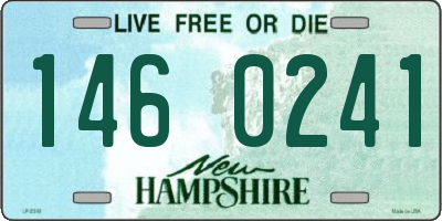 NH license plate 1460241
