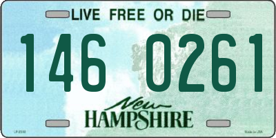 NH license plate 1460261