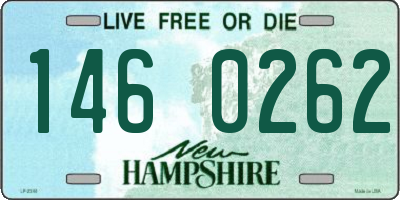 NH license plate 1460262